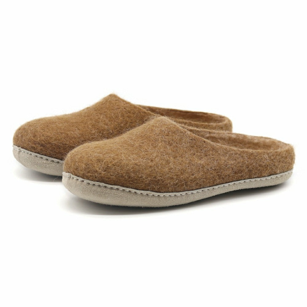 Plow & Hearth Womens Astoria Wool House Slippers