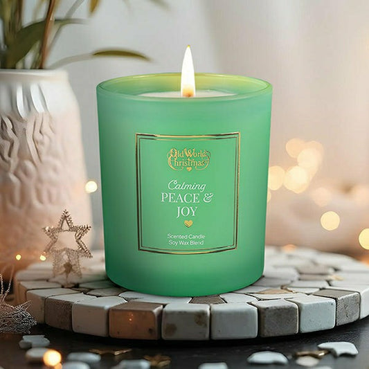 Plow & Hearth Calming Peace & Joy Candle