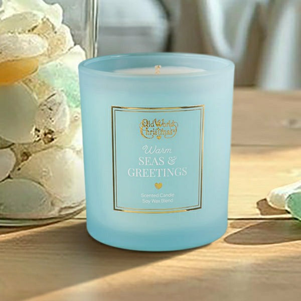 Plow & Hearth Warm Seas & Greetings Candle