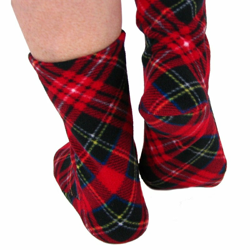 Plow & Hearth Polar Feet Fleece Socks - Highlander