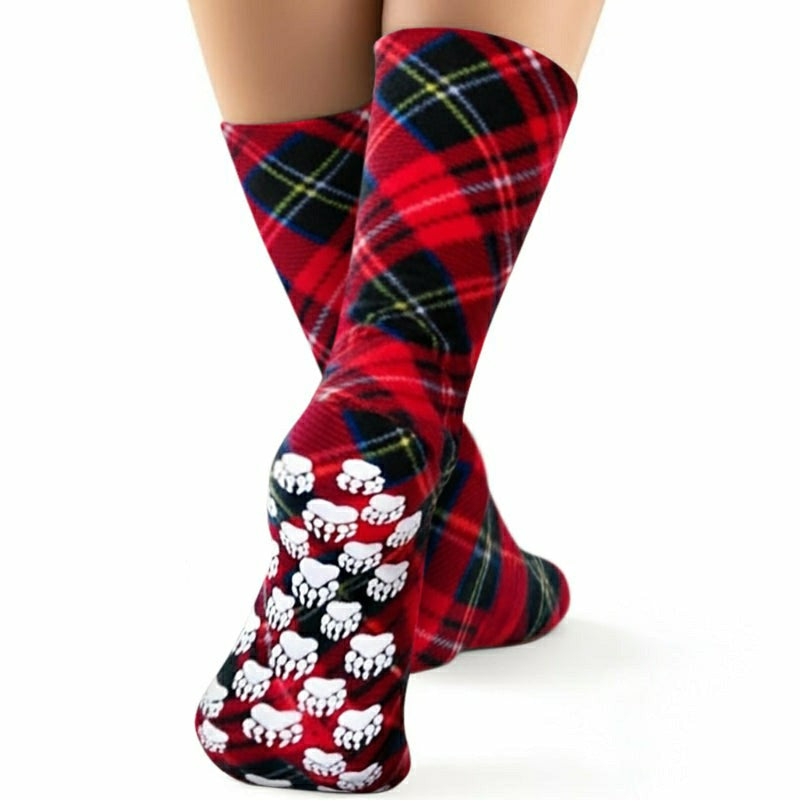 Plow & Hearth Polar Feet Fleece Socks - Highlander