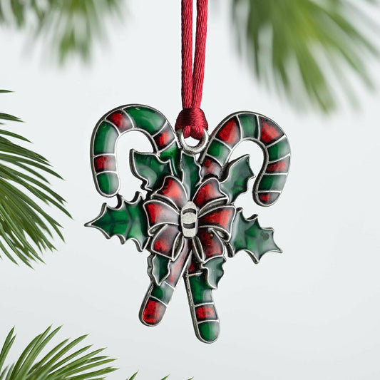 Plow & Hearth Solid Pewter Christmas Tree Ornament