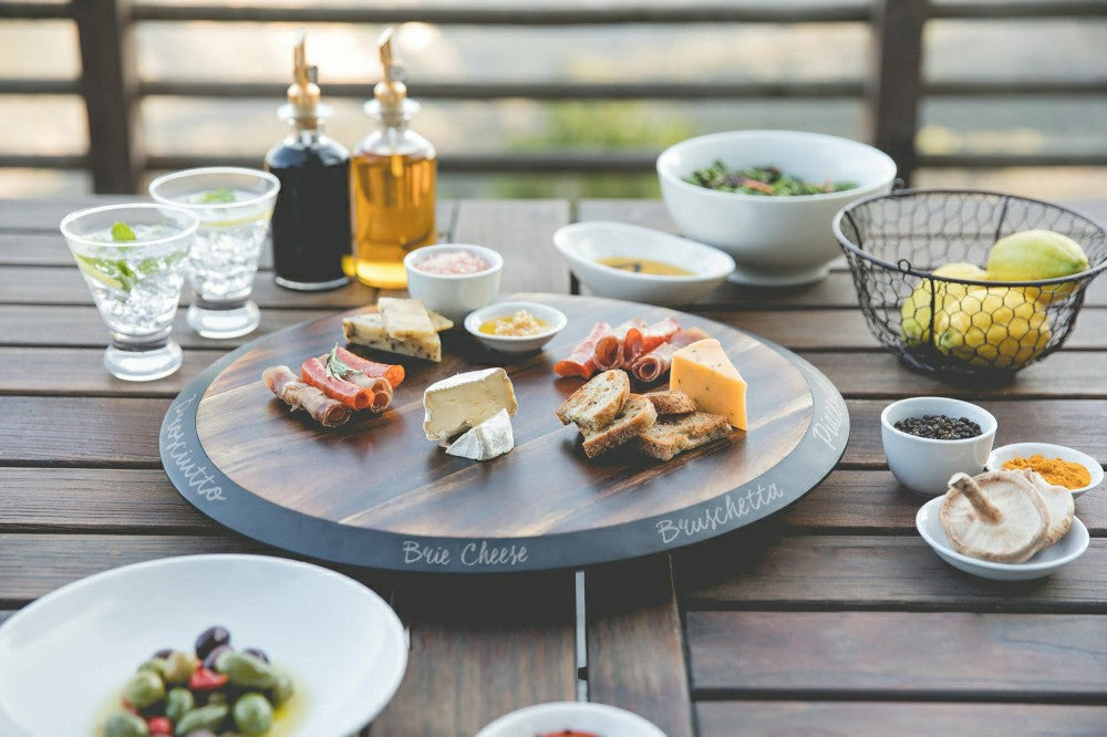 Plow & Hearth Lazy Susan Serving Tray