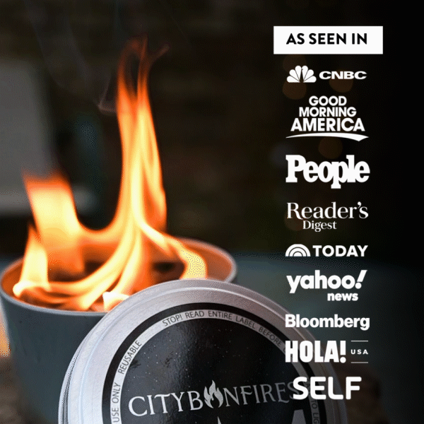 Plow & Hearth City Bonfire Portable Fire Pit