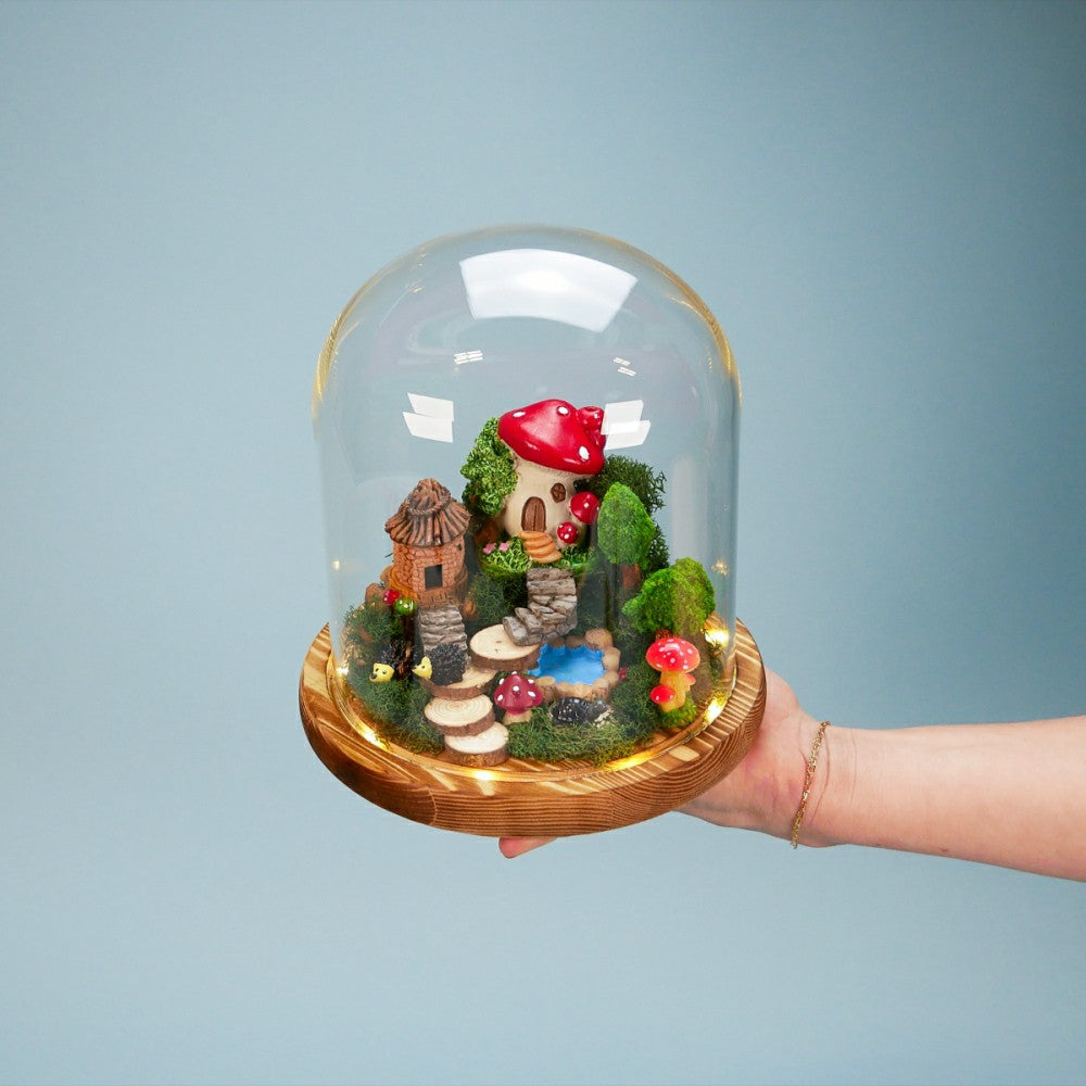 Plow & Hearth LED Fairy Garden Kit