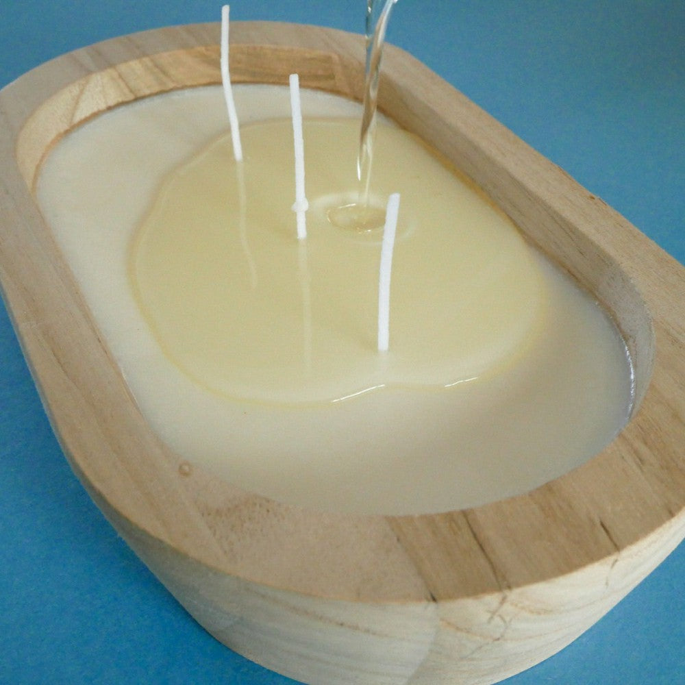 Plow & Hearth Dough Bowl Soy Candle Kit