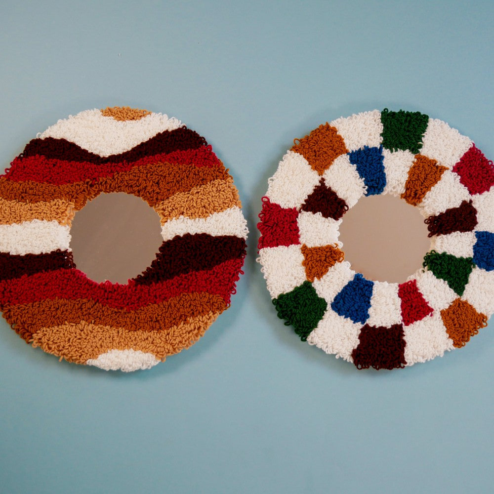 Plow & Hearth Punch Needle Mirror Kit
