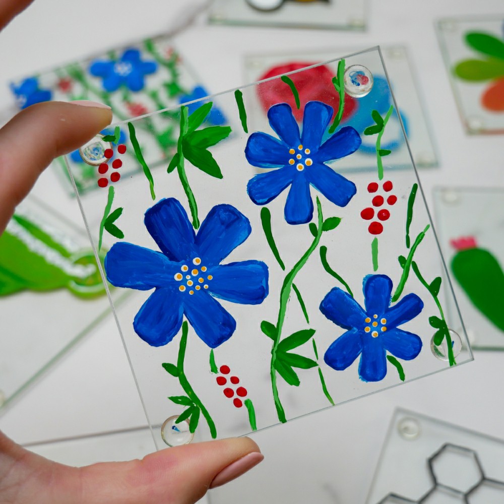 Plow & Hearth Enamel Glass Painting Kit