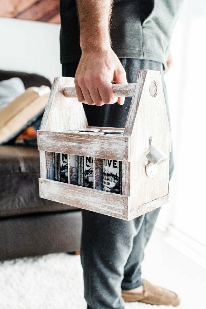 Plow & Hearth Weathered Wood Caddy Kit