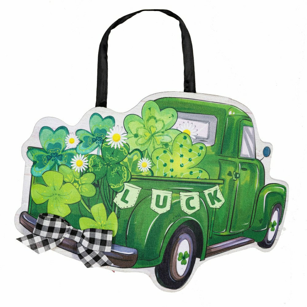 Plow & Hearth Valentine's Day & St. Patrick's Day Truck Reversible Door Décor