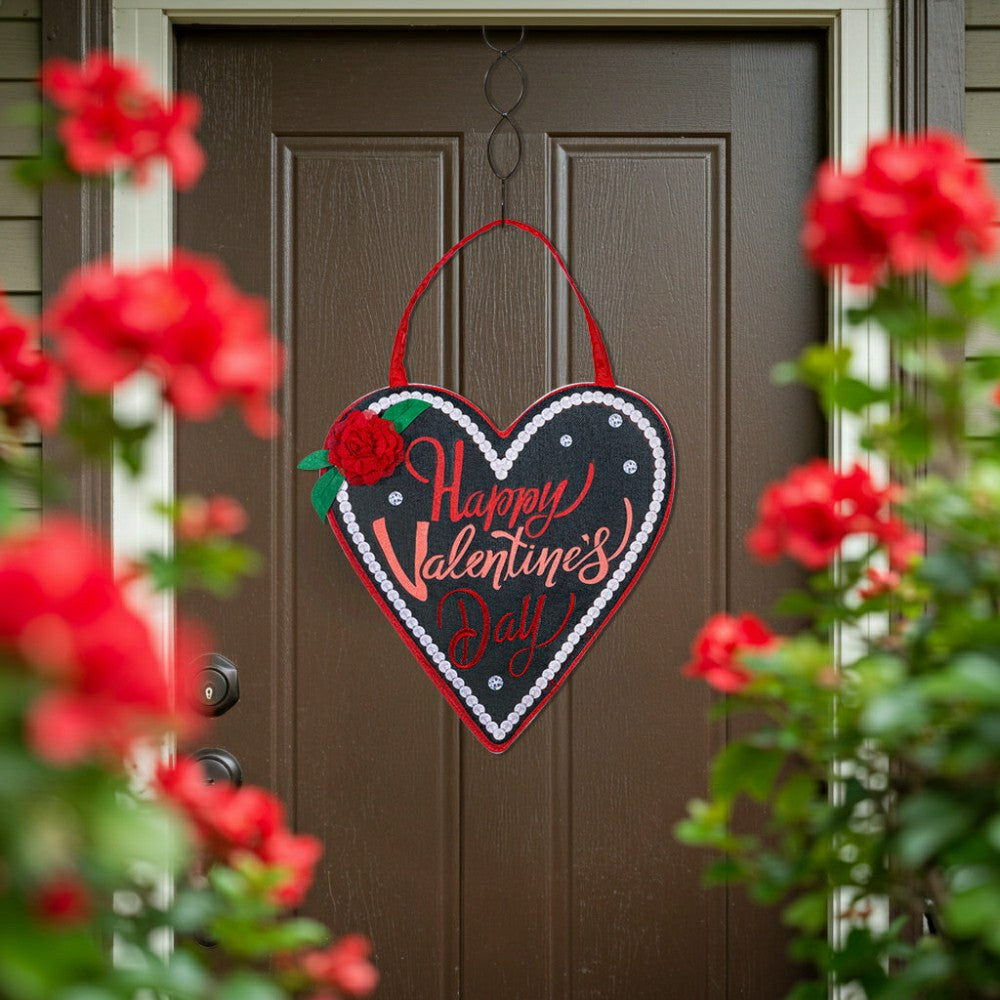 Plow & Hearth Valentine's Day Pearls Door Decor