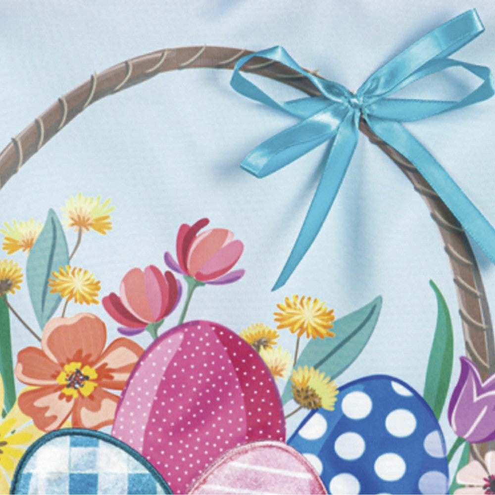 Plow & Hearth Easter Basket Applique Garden Flag