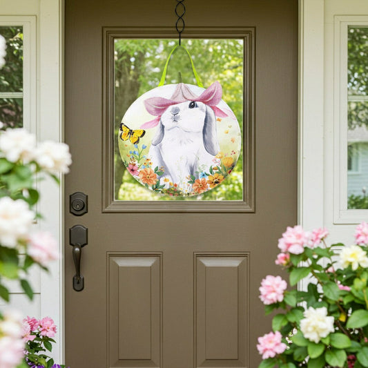 Plow & Hearth Hop Into Spring Flower Time Door Decor