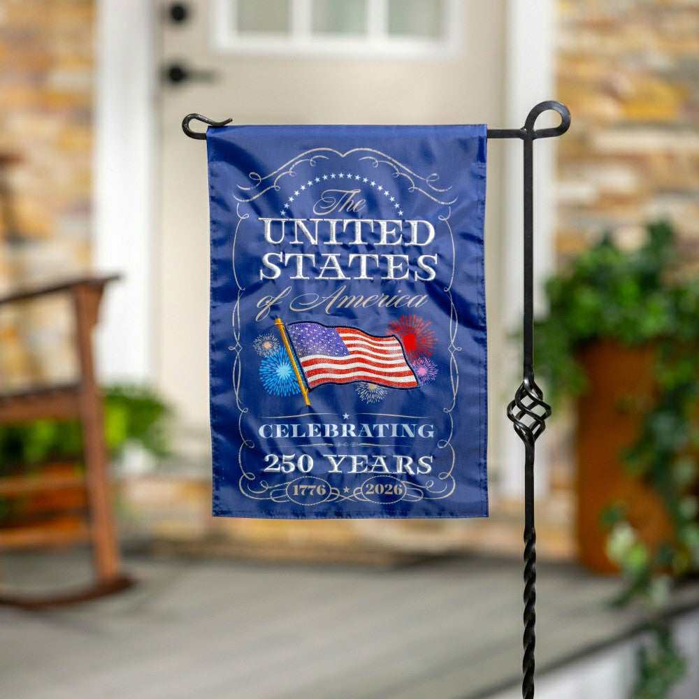Plow & Hearth 250th Anniversary Celebration Applique Garden Flag