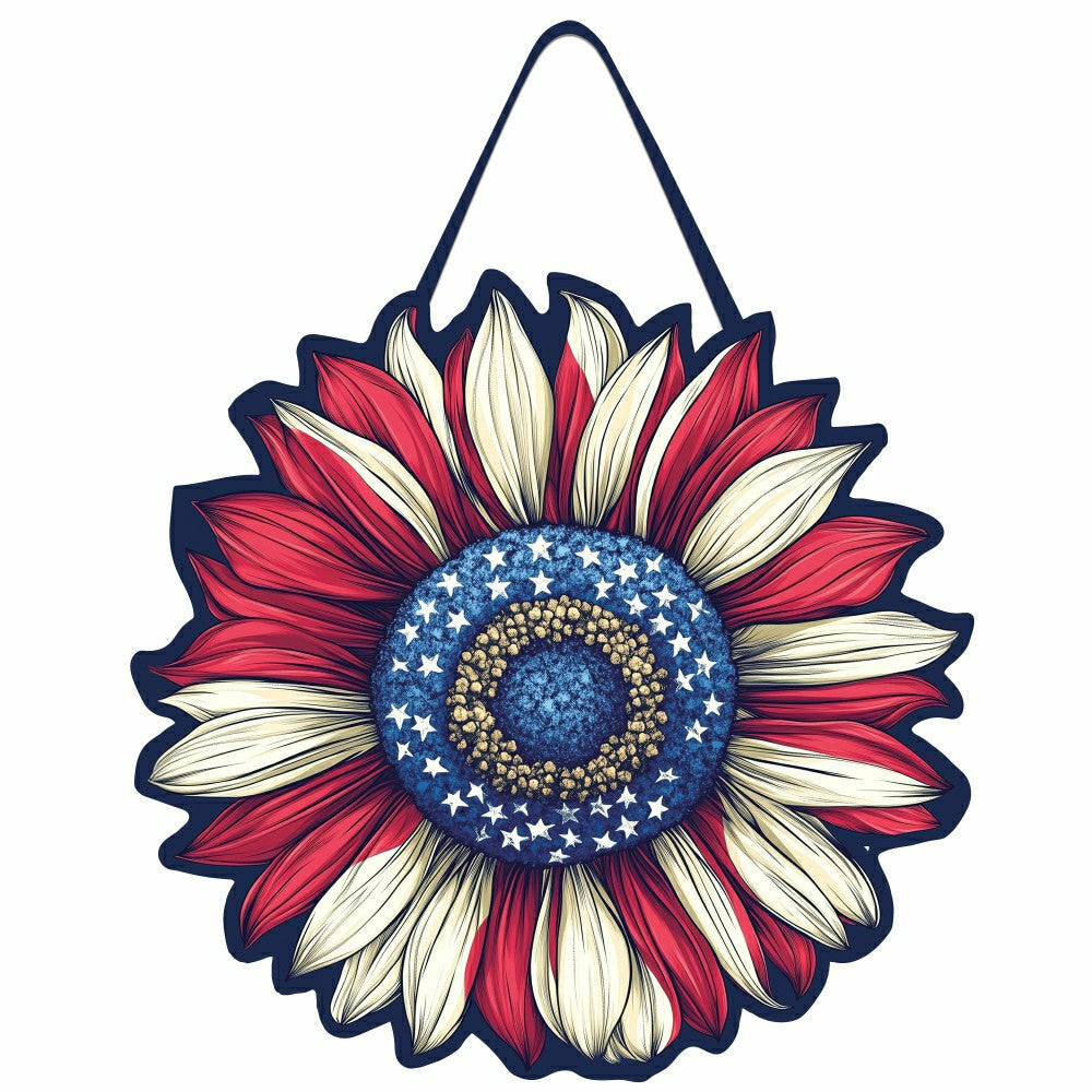 Plow & Hearth Sunflower Door Decor