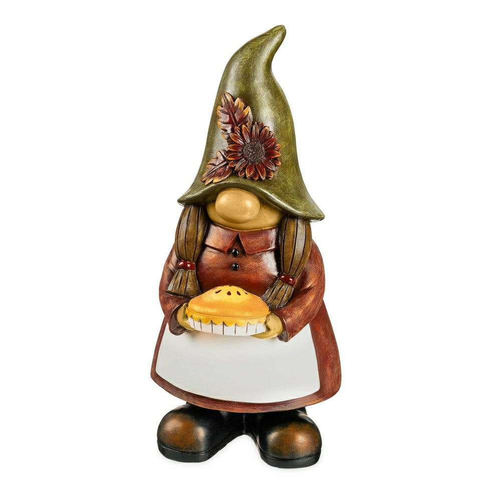 Plow & Hearth Fall Harvest Garden Gnome Statue
