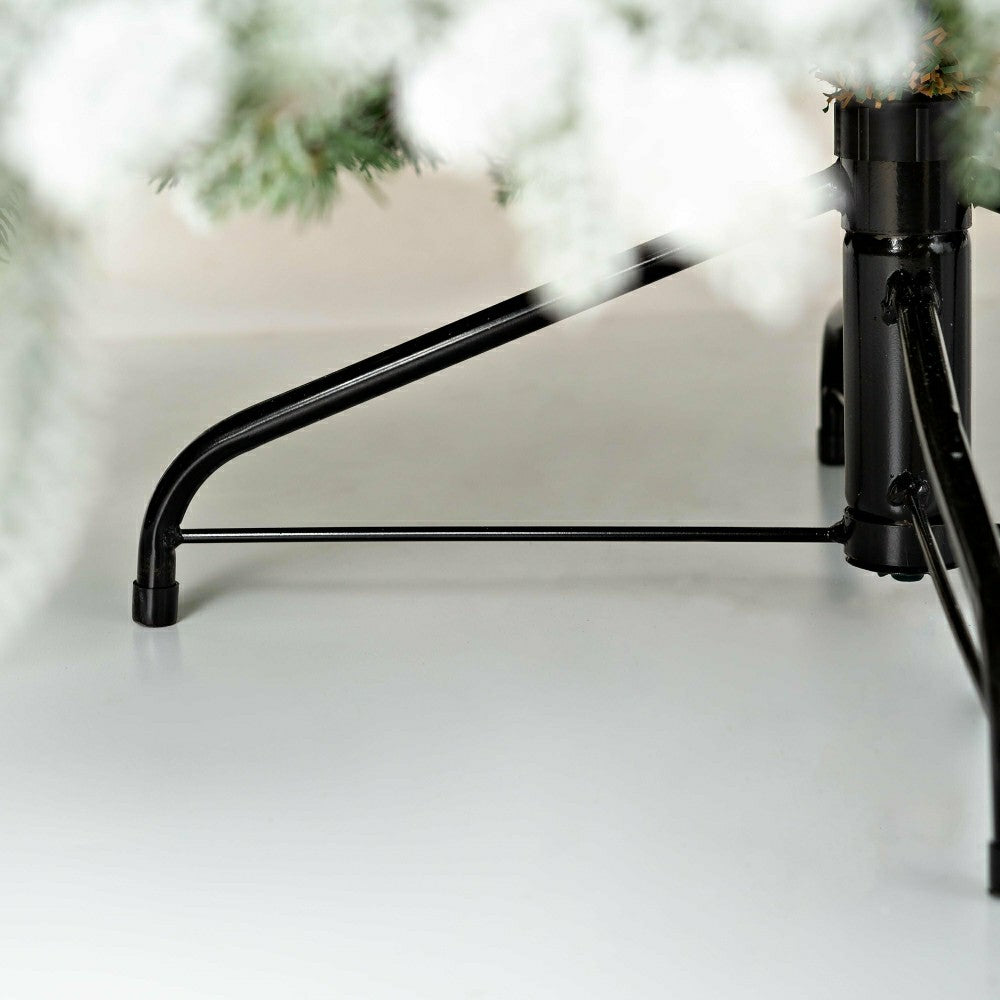 Plow & Hearth Flocked Roanoke Spruce Christmas Tree
