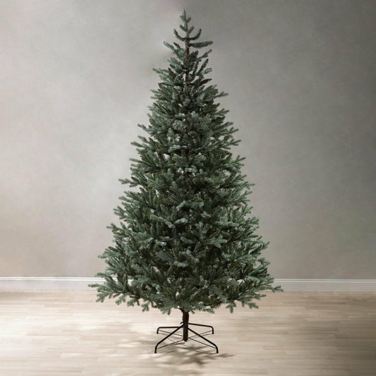 Plow & Hearth Shimmering Misty Pine Christmas Tree, 8' Tall
