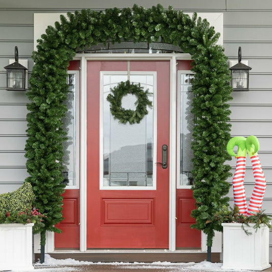 Plow & Hearth Montfair Pine Doorway Arch Garland