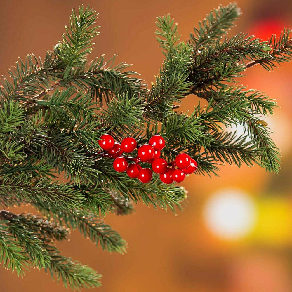 Plow & Hearth Classic Cardinal Complete Christmas Tree Kit with 250 Lights and 140 D