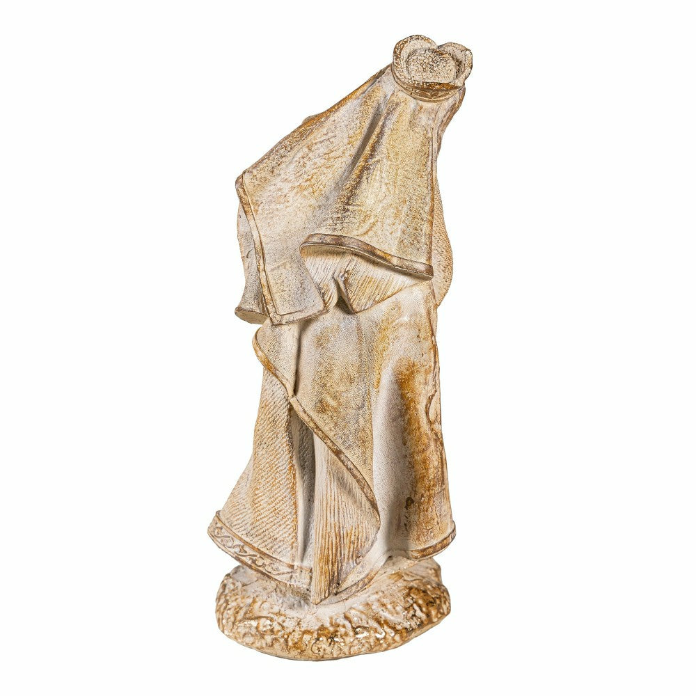 Plow & Hearth Gilded Nativity Resin Garden Statue, 9" H, Set of 10