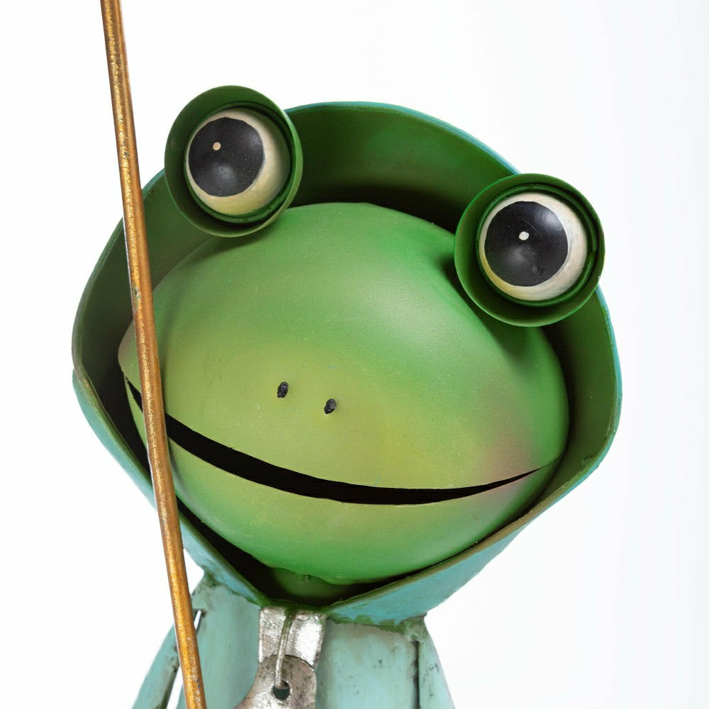 Plow & Hearth Metal Storybook Frog Garden Statue
