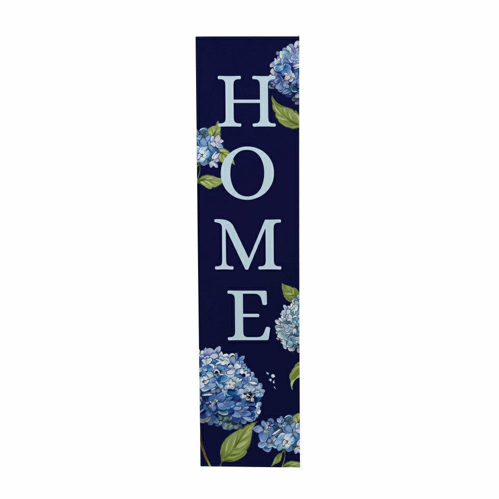Plow & Hearth VivaStyle Garden Decor, Porch Leaner, Hydrangea Haven "HOME", 10.75" L