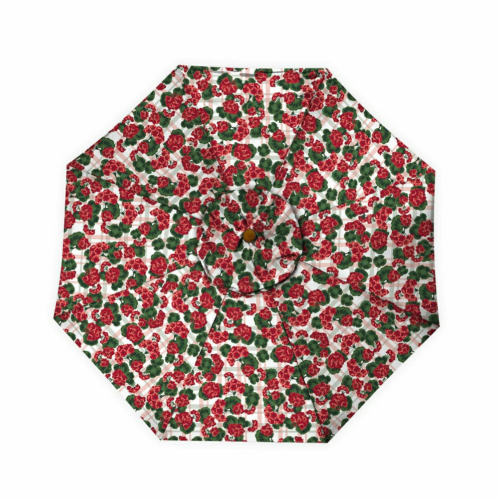 Plow & Hearth Classic Market Umbrella with Aluminum Pole, 7' dia.