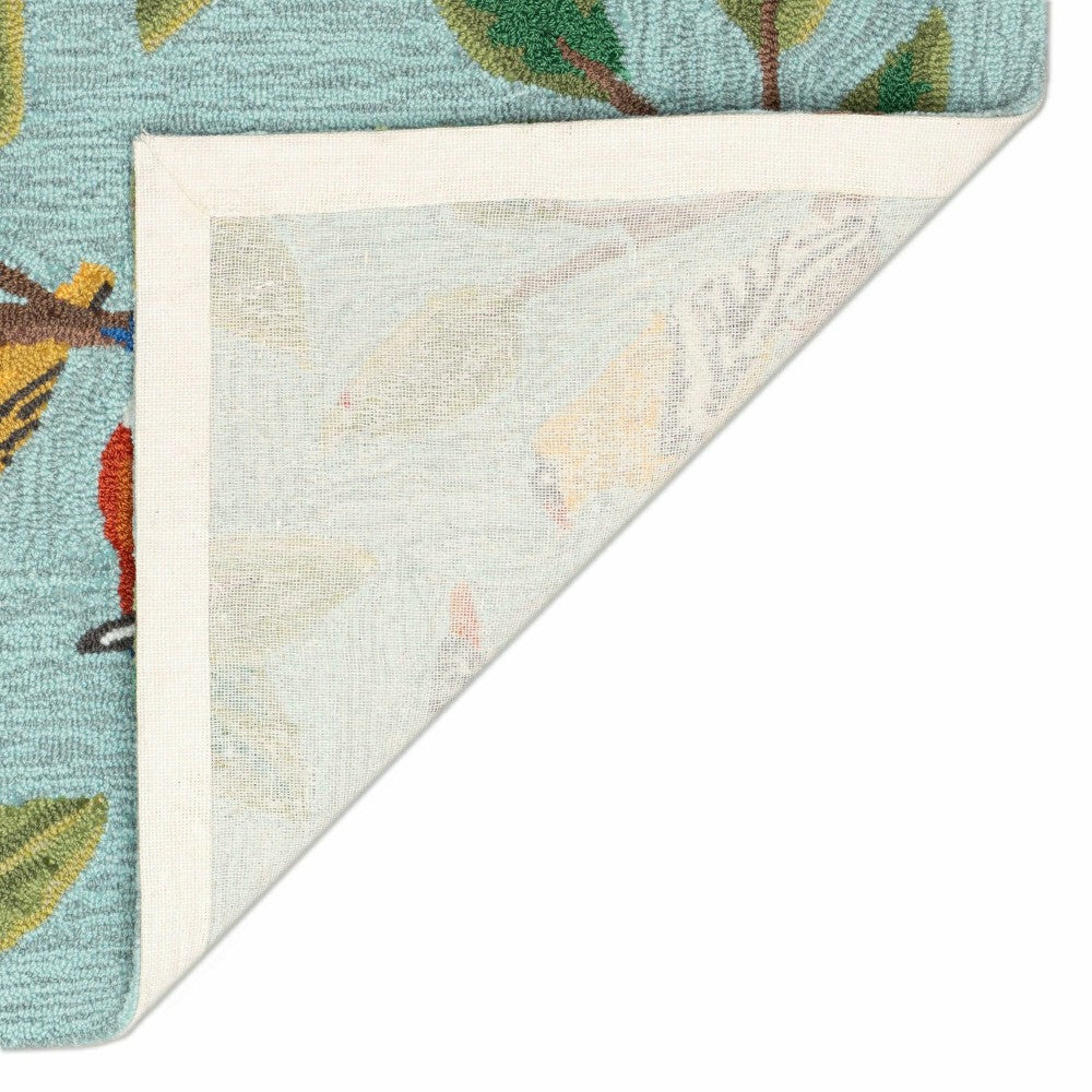 Plow & Hearth Liora Manne Frontporch Birds On A Branch Indoor/Outdoor Rug