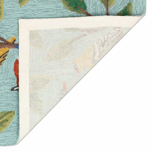Plow & Hearth Liora Manne Frontporch Birds On A Branch Indoor/Outdoor Rug