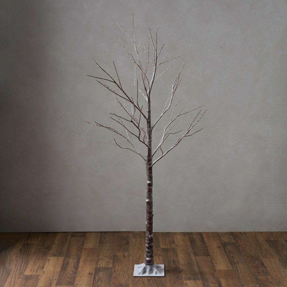 Plow & Hearth Large Indoor/Outdoor Birch Tree with 600 Warm White Lights