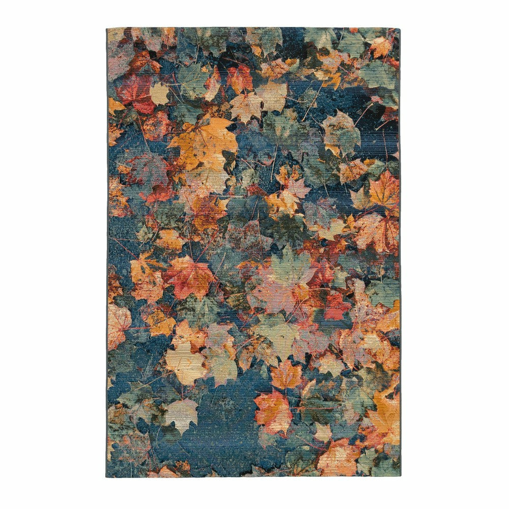 Plow & Hearth Autumn Leaves Rug