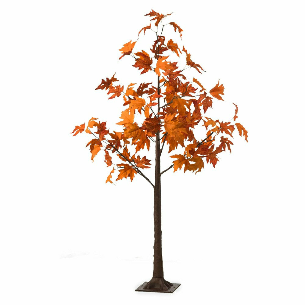 Plow & Hearth Indoor/Outdoor Electric Lighted Maple Tree, 4'H with 48 Lights