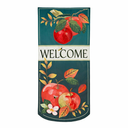 Plow & Hearth Apple Orchard Welcome Everlasting Impressions Textile Décor