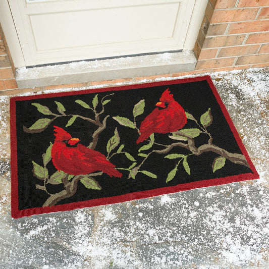 Plow & Hearth Indoor/Outdoor Cardinal Accent Rug