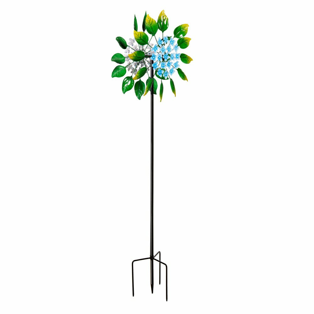 Plow & Hearth Metal Hydrangea Spinner 74"H