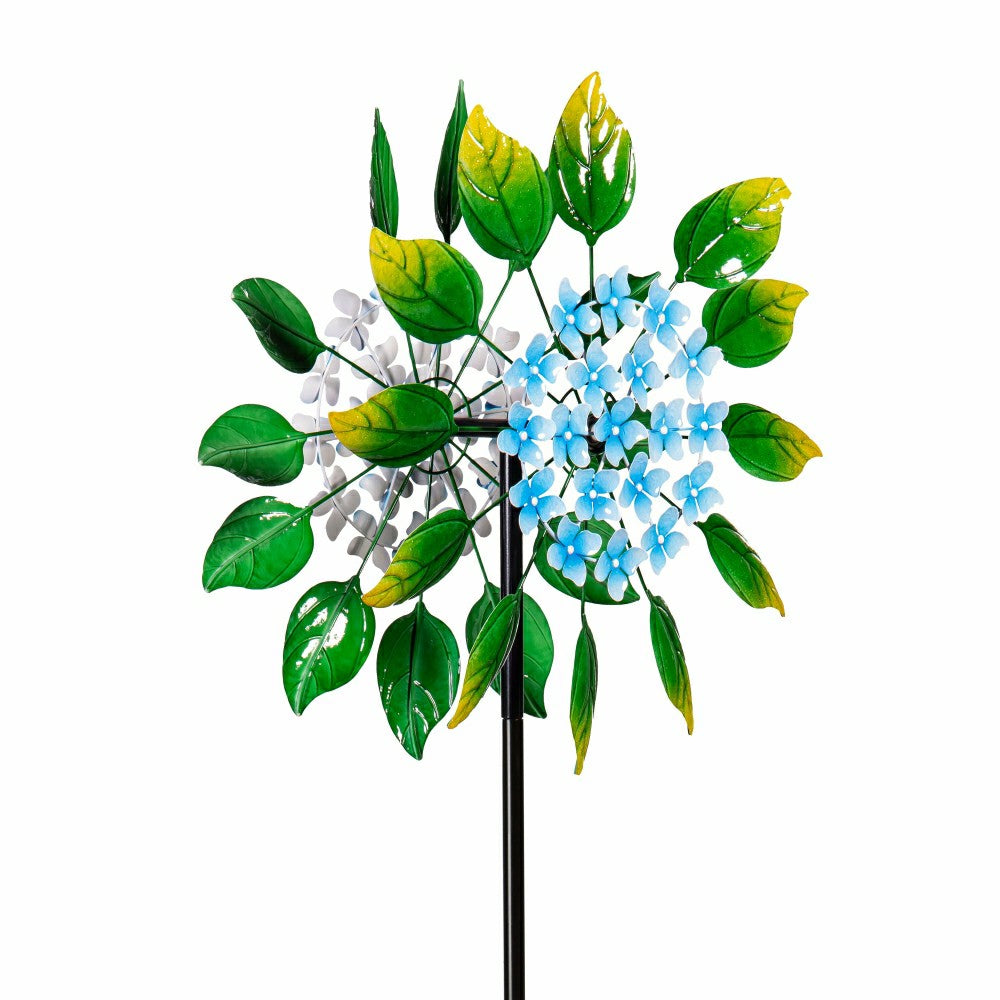 Plow & Hearth Metal Hydrangea Spinner 74"H