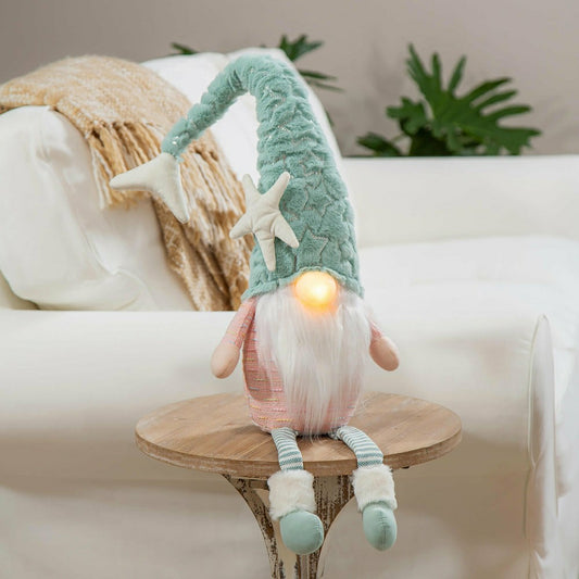 Plow & Hearth Lighted Mermaid Gnome Table Décor