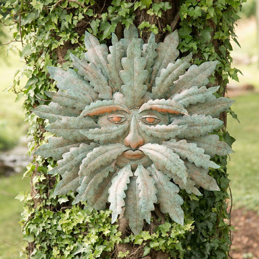 Plow & Hearth Green Man Wall Art