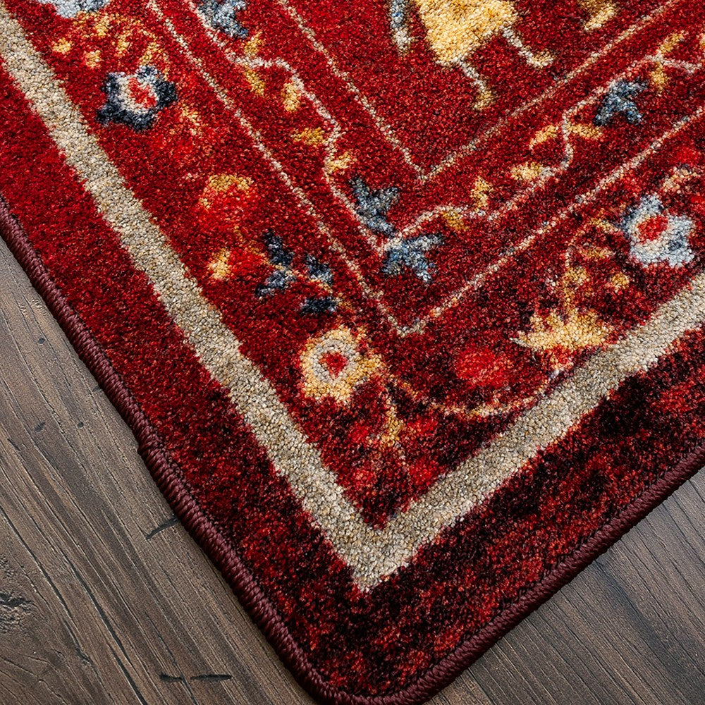 Plow & Hearth Grafton EnduraStran Folk Art Rug