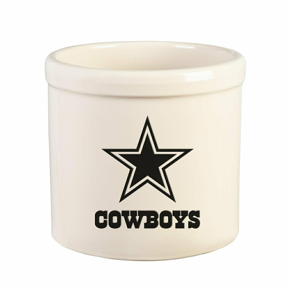 Plow & Hearth NFL Team Logo Stoneware Crock