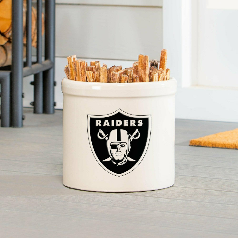 Plow & Hearth NFL Team Logo Stoneware Crock