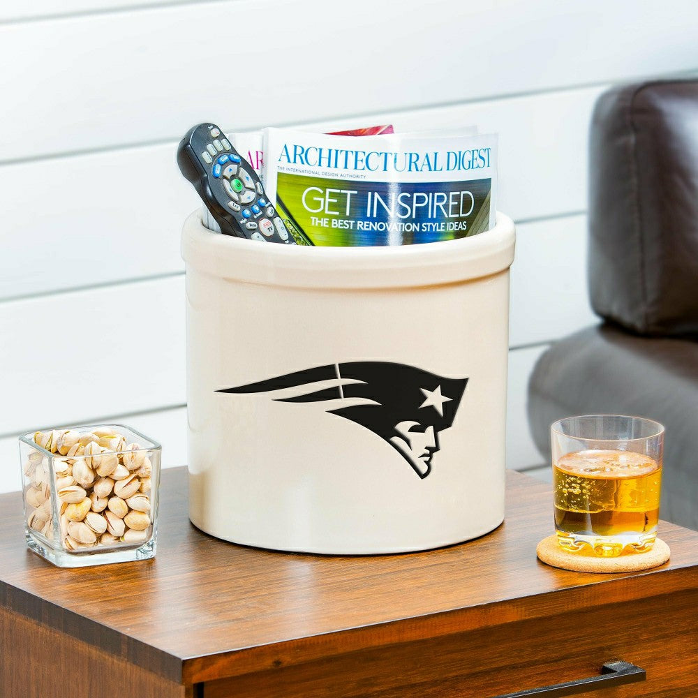 Plow & Hearth NFL Team Logo Stoneware Crock
