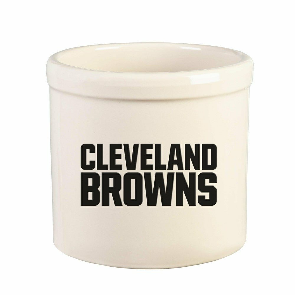 Plow & Hearth NFL Team Logo Stoneware Crock
