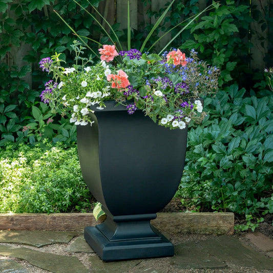 Plow & Hearth St. Augustine Self-Watering Tall Planter