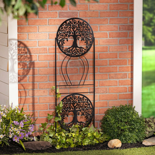 Plow & Hearth Tree of Life Metal Trellis