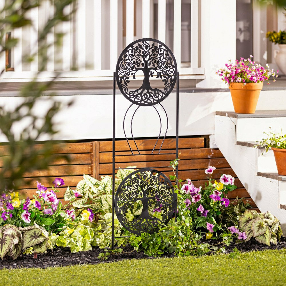 Plow & Hearth Tree of Life Metal Trellis