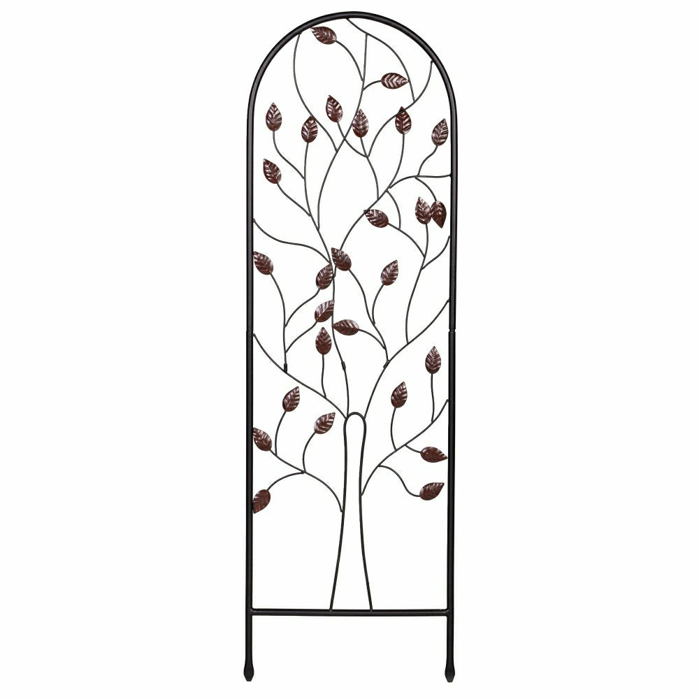 Plow & Hearth Metal Trellis with Leaves