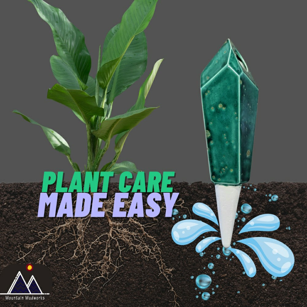 Plow & Hearth Tall Crystal Plant Watering Spike