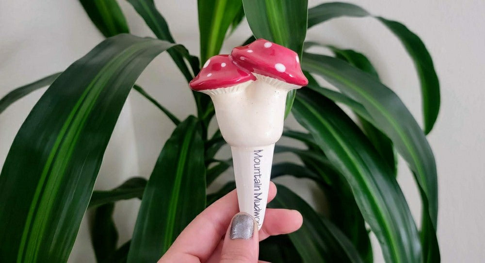 Plow & Hearth Small Mushroom Watering Spike